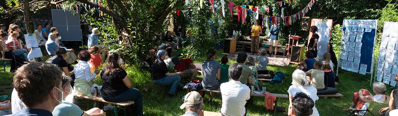 Blick auf die Bühne beim Klimaaktionstag